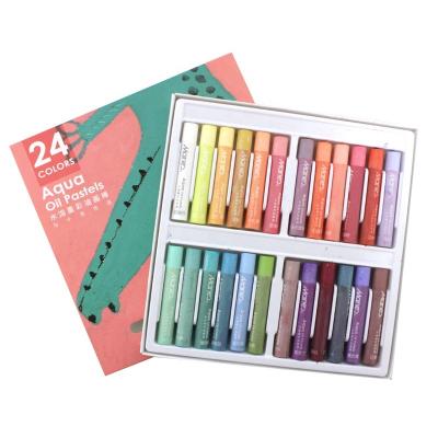 China 24/36 Bright Non-Toxic Colors Soft Oil Crayons Drawing Pastels Oil Pastel Set For Kids Use for sale