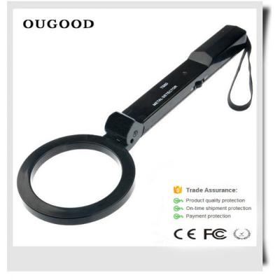 China Black Portable Metal Detector Plastic Foldable For Railway Stations for sale