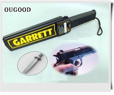 China Security Garrett Hand Held Metal Detector Automatic Turning With Led Alarmed for sale