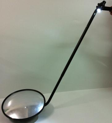 China Light Weight Under Vehicle Search Mirror Economical With 51 Inch Handle for sale