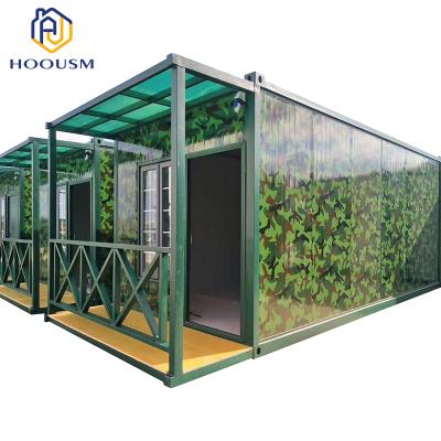 China Parking Lot 20ft Flat Pack Container House Container House Luxury Container House Prefab for sale