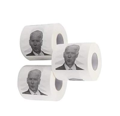 China Custom printed 3 ply printed toilet paper with cars for sale