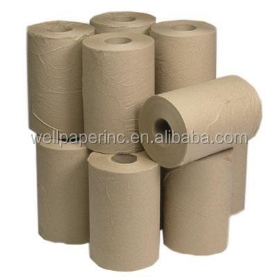 China Hotel Recycled Natural Roll Paper Towels, 12/Case for sale