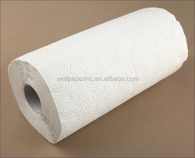 China White 8X11 Blank wood pulp towel /Towel roll kitchen paper roll /Kitchen paper roll for sale