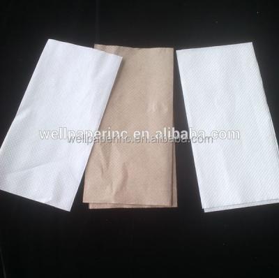 China White V-fold hand towel / V interfold paper / single fold hand towel for sale