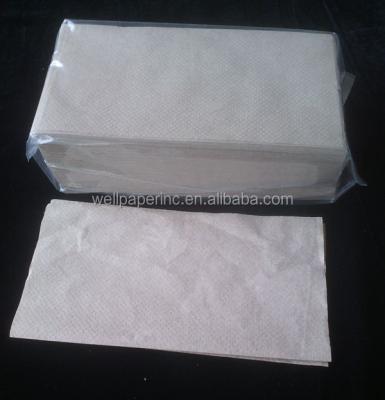 China White V-fold paper hand towel / V interfold paper towel / Singlefold hand for sale