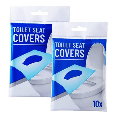 China Home High Quantity Disposable Custom Toilet Seat Cover Travel Pack (10-Pack) for sale