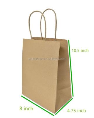 China New Design Packaging Recyclable Paper Bag / Paper Shopping Bag / Kraft Paper Bag Brown Paper Bag for sale