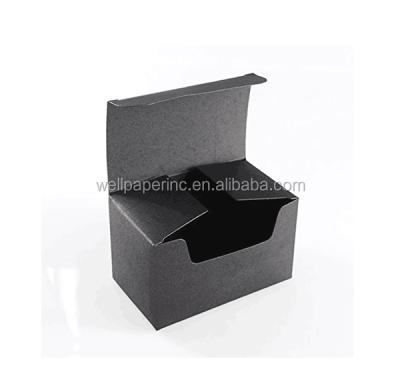 China Recycled Materials Rectangle Wrapping Paper Gift Box Wrapping Paper (Black) for sale