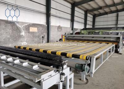 China 2.7-4.0mm Galvanized Or PVC Coated Wire Gabion Manufacturing Machine Gabion Machine 30kW for sale