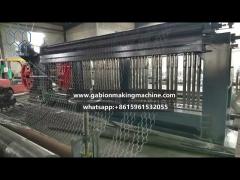 Adjustable twist length Gabion mesh machine