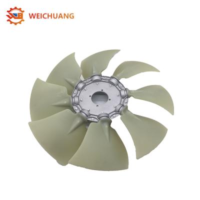 China Excavator excavator spare parts fan blade for LG250 original high quality product for sale