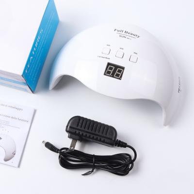 China LED Gel Nail Fast Cure Salon 48W Nail Gel Polish UV LED Dryer Rechargeable UV Nail Lamp for sale