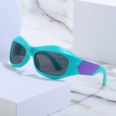 China men's style mirror sports punk glasses special shaped women's sunglasses recycling sunglasses wholesale for sale