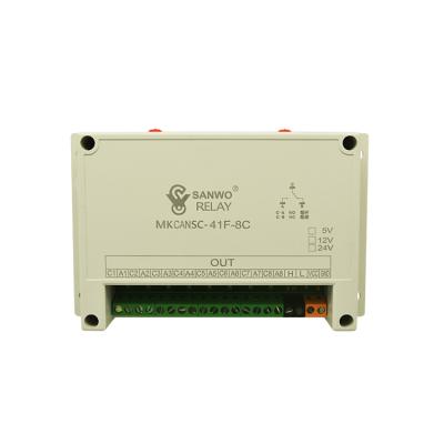 China Sealed Network Relay Module 8 Channel Wifi Relay Intelligent Control Time Controller RS485 Network I/O Smart Controller for sale