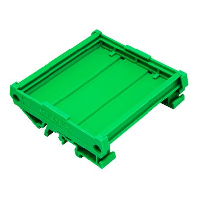 China Fireproof Relay Module Width 60mm PCB Module Bracket C45din Rail Holder Card Slot Card Fixing Box Shell for sale