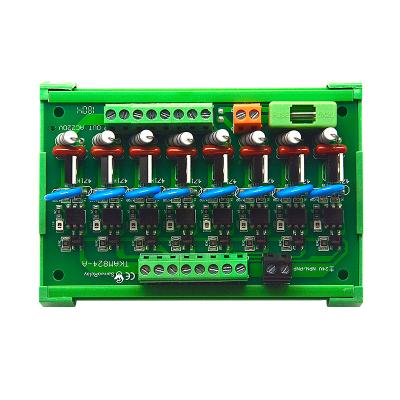 China Factory 8 Channel Epoxy OEM PLC AC Amplifier Board High Power Module has a long non-contact life of 30-220vac for sale