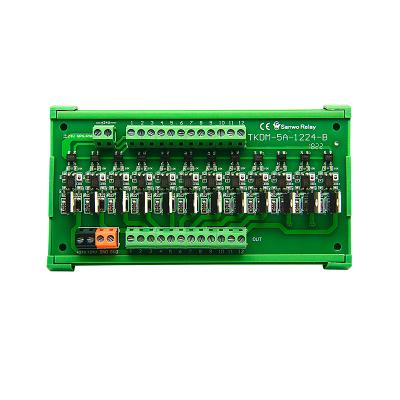 China 12 Channel 5A PLC DC Amplifier Board Single Chip Microcomputer Optical Coupler Isolation Protection Transistor Sealed Non-Contact Module for sale