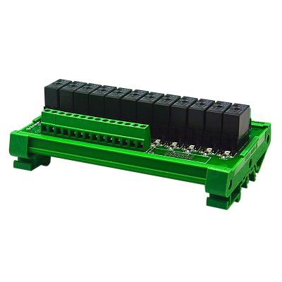 China 12 channel sealed electromagnetic relay module new 5V/12V g5q-1 relay with ultra narrow high level and low level trigger type for sale