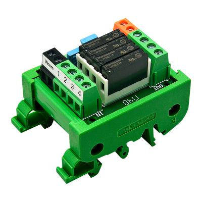 China 4 Channel Omron Relay Module g5q-1 24V Electromagnetic Originals DIN Rail Sealed Open Installation for sale