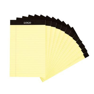 China Loose Leaf Vendor Bulk Basics Narrow Ordered 5 x 8-Inch Notepad - Canary 50 Sheet Paper Pads for sale