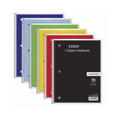 China 8 x 10-1/2 Sheets Eco-Friendly College Rule 70 Paper 6-Pack Color Assortment May Vary Subject Notebooks for sale