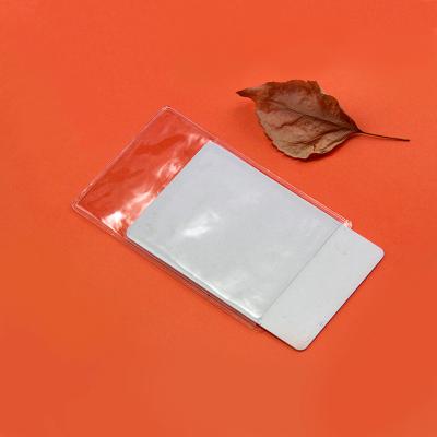 China Wholesale Custom Size PVC Business Card Soft Clear Graft Rfid Blocking Sleeve Card for sale