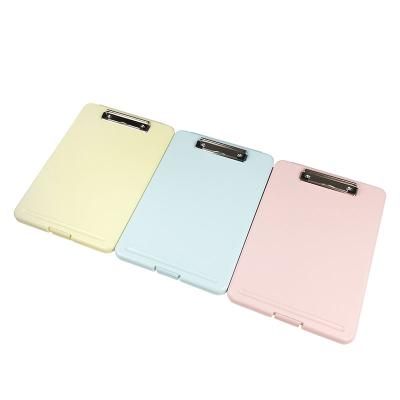 China Wholesale Custom Plastic Eco-friendly A4 Double Clipboard Manufacturer Storage Waterproof With Storage for sale