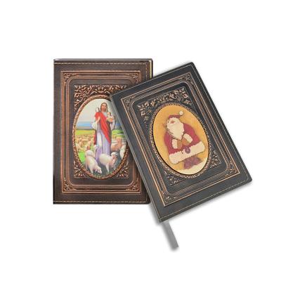 China Custom Embossed Santa Notebook Series Customizable Hardcover Christmas A5 for sale