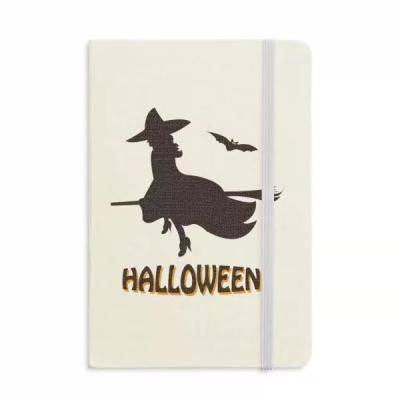 China Custom A5 Flying Witch's Broom Hardcover Halloween Series Notebooks for sale