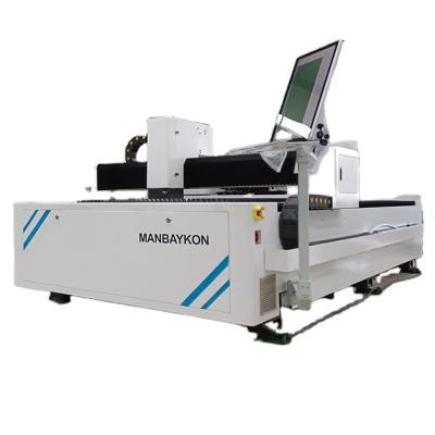 China Fiber Laser Cutting Machine 1000w 2000w Stainless Steel Carbon Steel Water Cooled CNC Laser Cutting Machine for sale