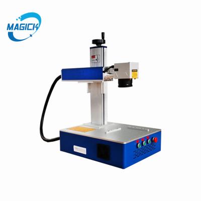 China Laser Marking Led Light Laser Logo Printing Marking Machine 20w 30w 50w Fiber Laser Marking Machine for sale