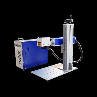 China Laser Marking 20W 30W Fiber Laser Marking Machine For Bulb Laser Marking Engraving Etching Printing Machine for sale