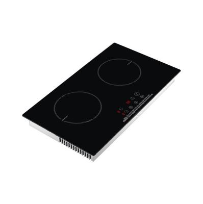 China OEM Products Metal Double Dual Voltage Magnetic Induction Cooker Built-in Induction Cooker for sale