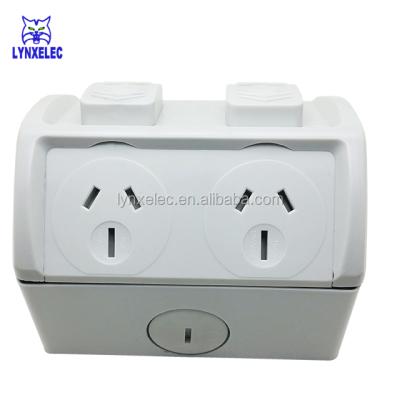 China Australia Residential / General Purpose SAA Certified Waterproof IP53 Waterproof Switched Socket Outlet for sale