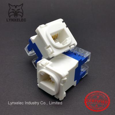 China RJ45 Home Appliances Connector Data CAT6 Female Socket Computer Outlet for sale