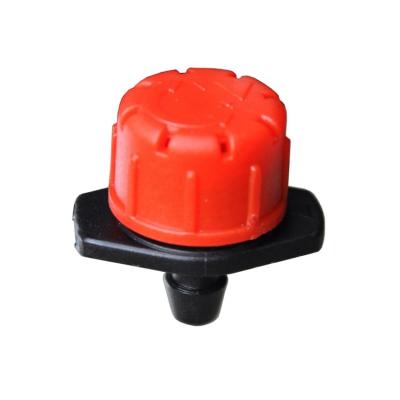 China Disassemble To Flow Device DIY Irrigation Knob Gardening Drip Device Small Red Riding Hood Adjustable Flow 8 Hole Drip Device for sale