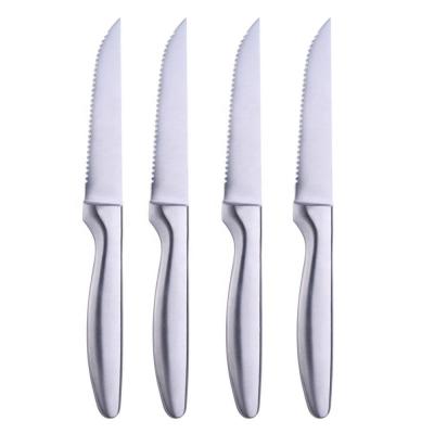 China Viable Hot Selling Dull Polish Classic Kitchen Knife 3cr13 Stainless Steel Steak Knife for sale