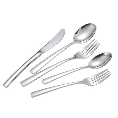 China Bbestek Viable OEM/ODM Stylish Mirror Finished 18/8 Stainless Steel Silverware Cutlery Set Flatwar Stainless Steel for sale