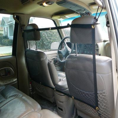 China Durable Pet Safety Travel Isolation Net Car Truck Van Back Seat Dog Barrier Mesh for sale