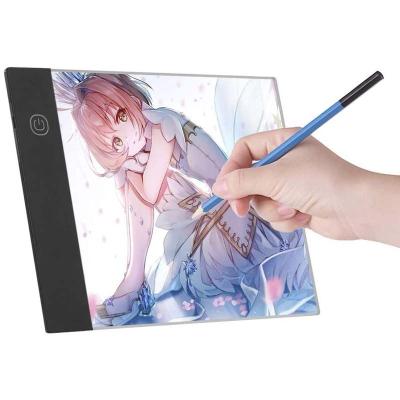 China A5 Loose-Leaf LED Graphics Tablet Light Pad Digital Tablet Display Tray with Adjustable 3-Level Brightness for sale