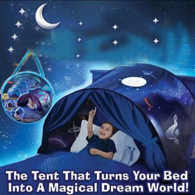 China Easy Foldable Kids Play Dreamy Space Adventure Tent Star Sky Bed Tent New Quality Foldable Outdoor Camping Kids Baby for sale