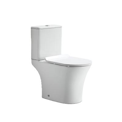 China Double-flush Manufacturing Direct Sales Bathroom WC Chinese Girl Two-Piece Toilet for sale