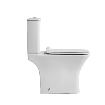 China Double-Flow Design Sanitary Ware And Comfort Bathroom Stylish Two Piece Toilet for sale