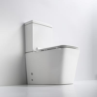 China New Design Double-Flow Modern Sanitary Ware Bathroom Two Piece Ceramic Toilets With CE Certificate for sale