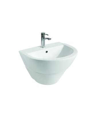 China High Quality Polished Bathroom Sink New Arrival White Ceramic Basins Wall Hung Sink Bathroom Small Wash Basin for sale