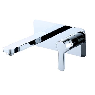 China High Quality Metered Concealed Bathtub Faucets Hotel Bathroom Recessed Waterfall Faucet Wall Mounted Bathtub Filler Mixer for sale