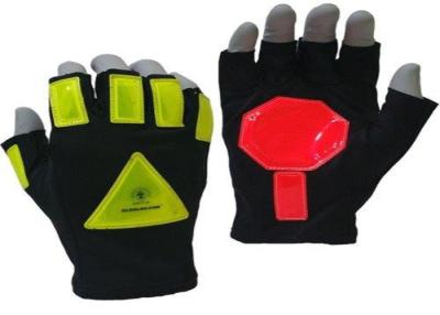 Chine Pieds Fingerless de taille des gants de sécurité routière 200 - 600 de gestion convenable de route à vendre