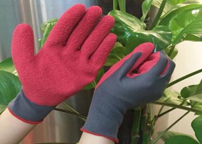 China Het flexibele Warme de Winterwerk Gloves Acrylterry Liner Green Met een laag bedekt Schuimlatex Te koop