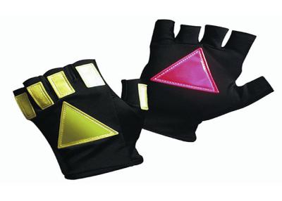 Chine Le CE réfléchissant Fingerless de bande de gants de sécurité routière d'OEM/ODM a approuvé à vendre